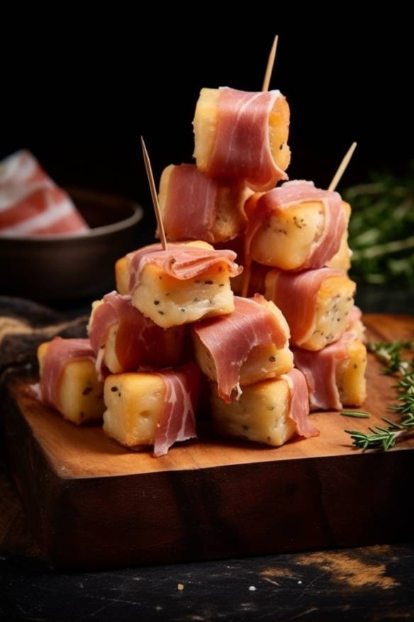 Käse-Schinken-Häppchen - Leckere Häppchen zum Abendbrot