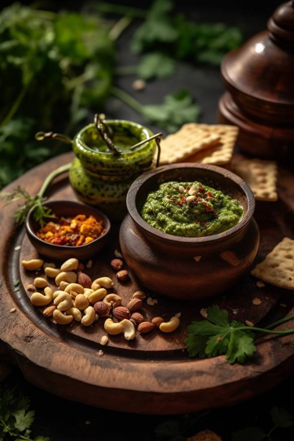 Indisches Minz-Chutney - Kaltes Fingerfood