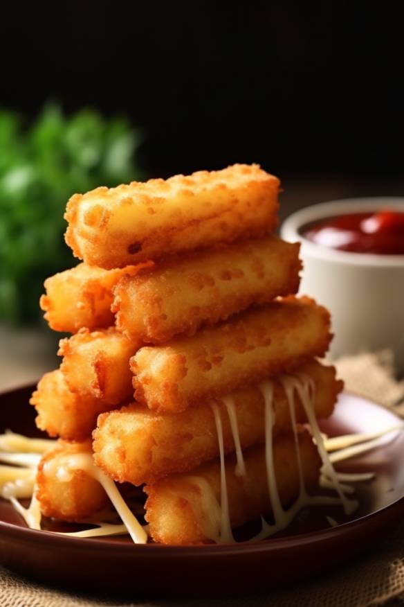 Knusprige Käsestangen - Schnelles und einfaches Fingerfood-Rezept