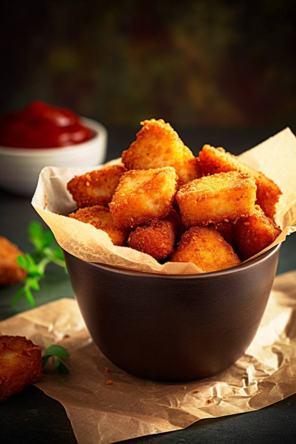Knusprige Hähnchen-Nuggets - Glutenfreies Fingerfood Rezept