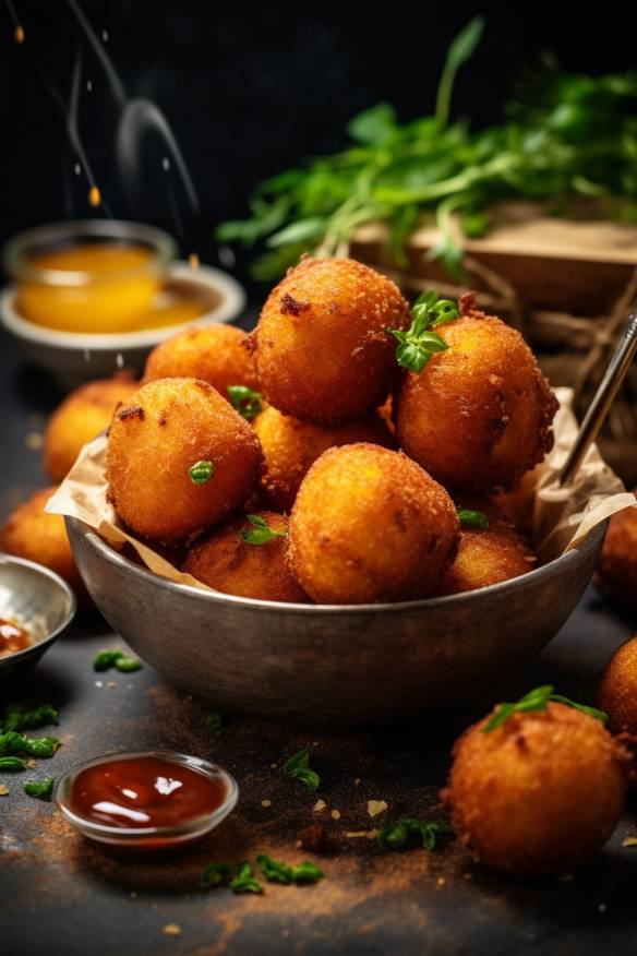 Knusprige Kartoffelbällchen - Winterliches Fingerfood für jeden Anlass