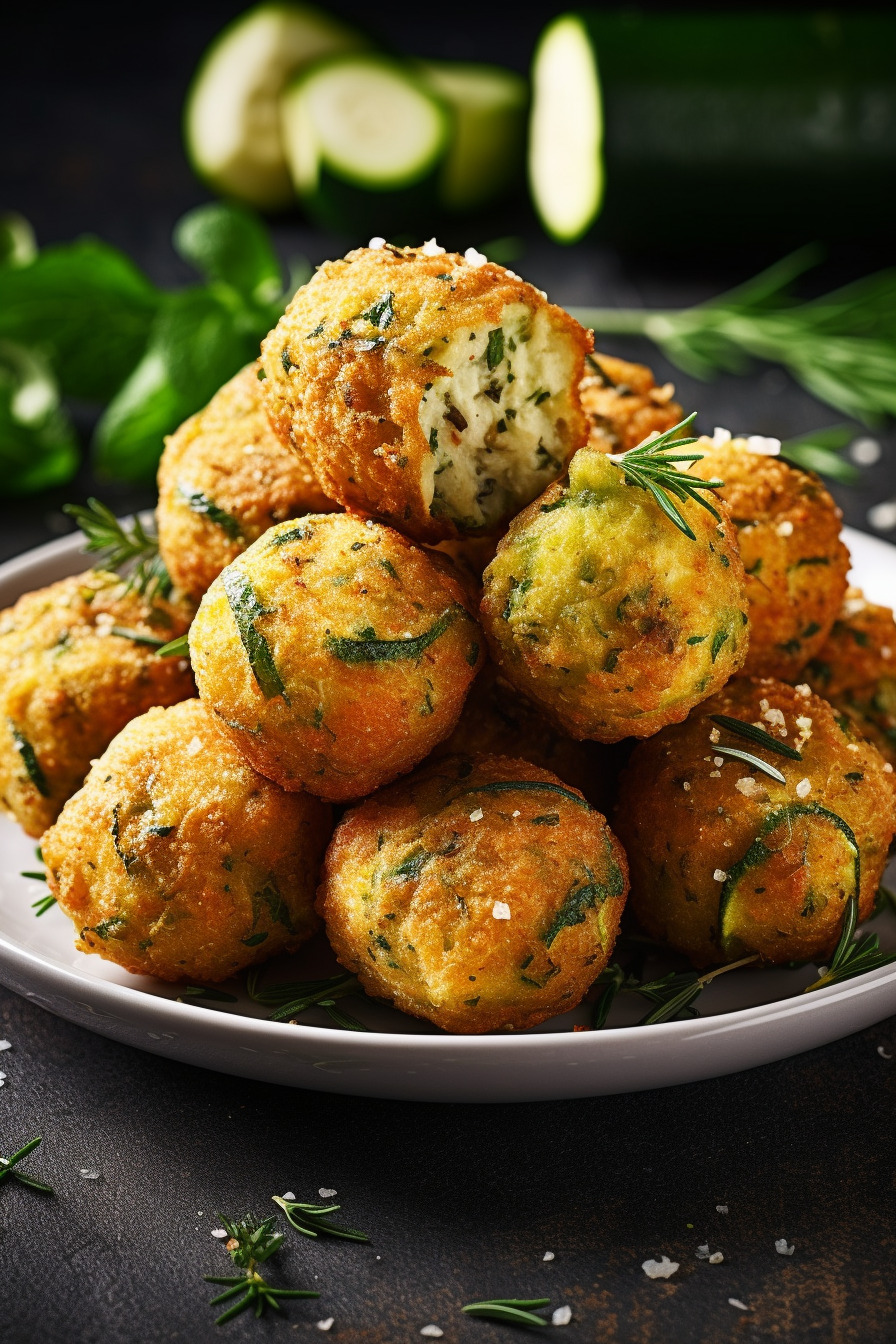 Knusprige Zucchini-Feta-Röllchen - Rezeptideen für Fingerfood