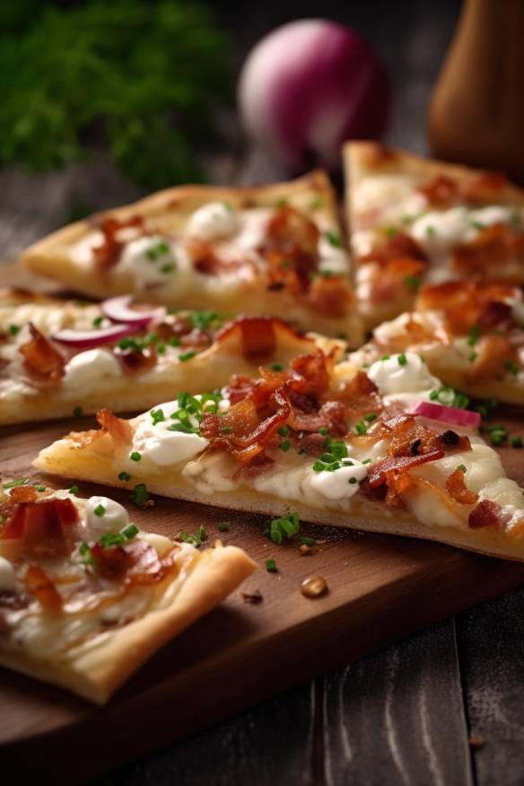 Flammkuchen-Fingerfood - Lecker und kalt serviert