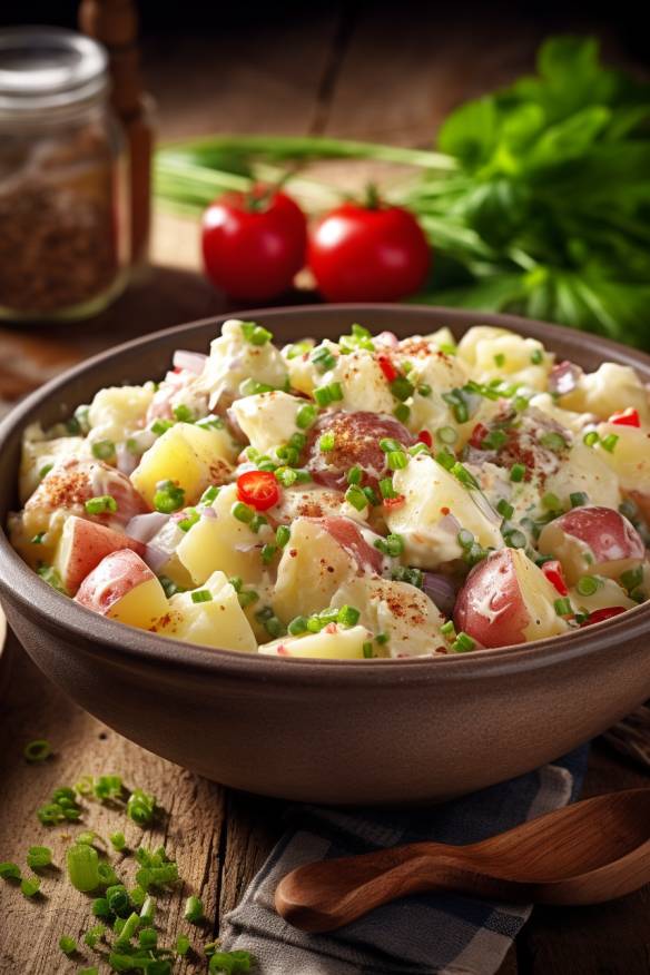 Mamas Kartoffelsalat - Ein Klassiker unter den Kochrezepten