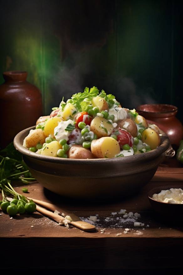 Mamas Kartoffelsalat - Ein Klassiker unter den Kochrezepten