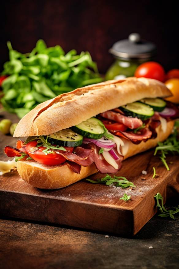 Käse-Schinken-Sandwich aus dem Sandwichtoaster
