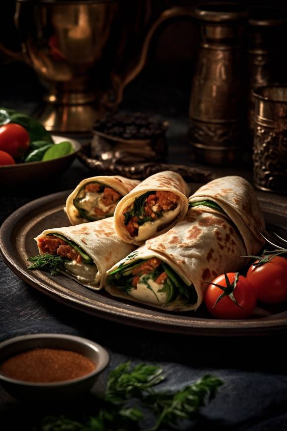 Mediterrane Wraps - Leckeres Fingerfood für jede Party