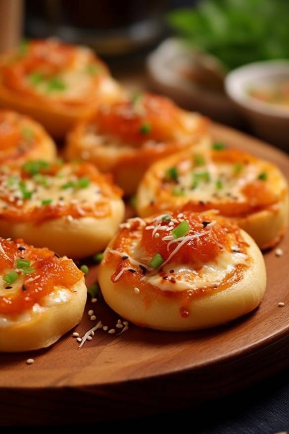 Mini Pizzas - Schnelles und leckeres Fingerfood für Kinderpartys.