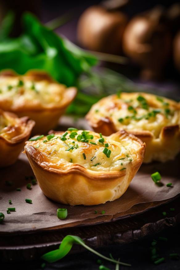 Schnelle Snacks für den Geburtstag - Einfaches Rezept für Mini-Quiches