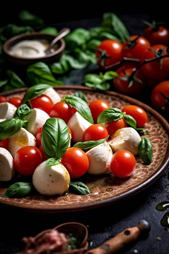 Mozzarella-Häppchen mit Tomaten und Basilikum - Ein schnelles und ...