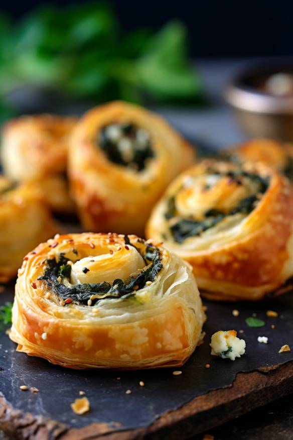BläTterteig Mit Feta Und Spinat - Rezepte Suchen
