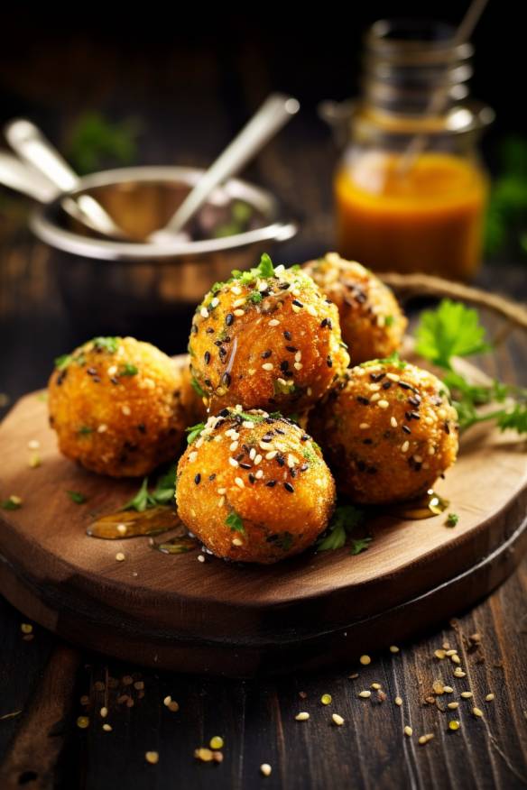 Quinoa-Feta-Bällchen - Gesundes Fingerfood für den schnellen Genuss.