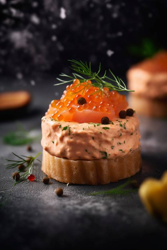 Lachs-Mousse auf Rösti - Ein edles Fingerfood für den Sektempfang auf ... Lachs-Mousse auf Rösti - Ein edles Fingerfood für den Sektempfang auf ...