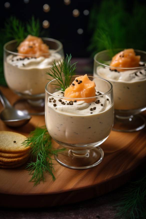 Lachs-Mousse auf Rösti - Ein edles Fingerfood für den Sektempfang auf ...