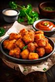 Knusprige Blumenkohl-Bites - Vegetarische Snacks für die Party