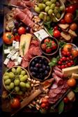 Mediterranes Picknick-Fingerfood