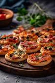 Mini-Pizzas aus dem Supermarkt