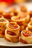 Mini-Pizzaschnecken - Geburtstagsessen Fingerfood